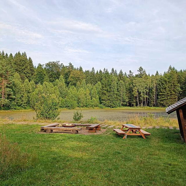 Rastplatz des Forststeiges am Taubenteich