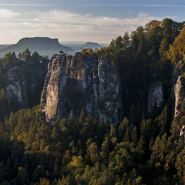 Felsen im Basteigebiet